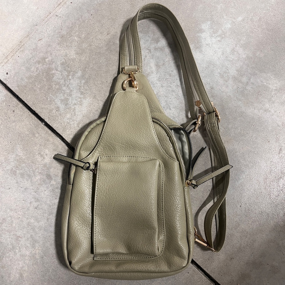 Olive Green Sling Bag